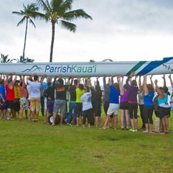 Parrish Kauai Canoe Blessing